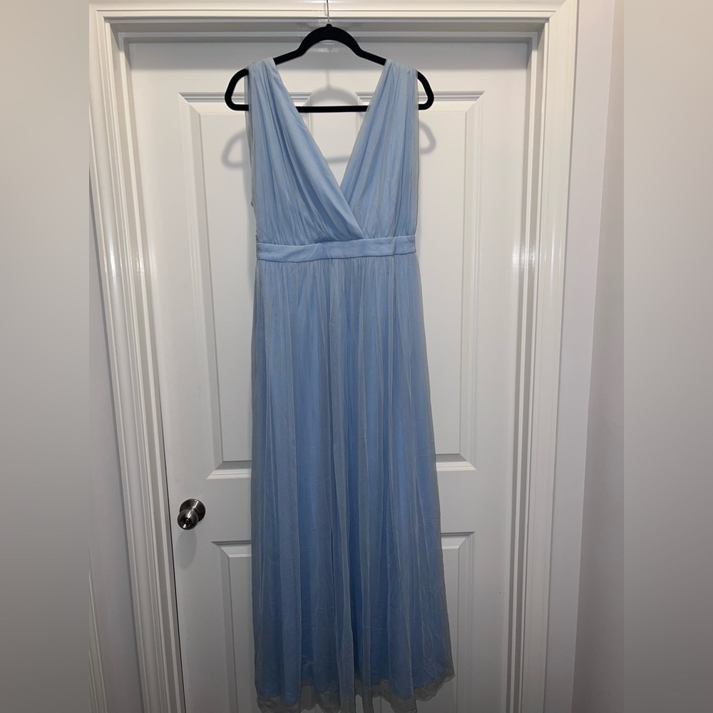 Lulus Light Blue formal/bridesmaid dress